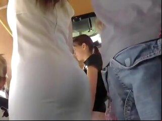  upskirt voyeur Upskirt Tight White Sheer Thong On Bus